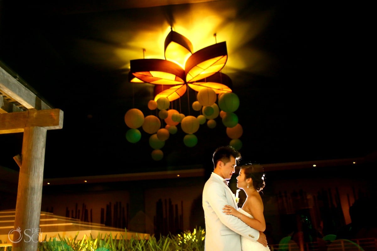 Now Jade wedding reception first dance bamboo room