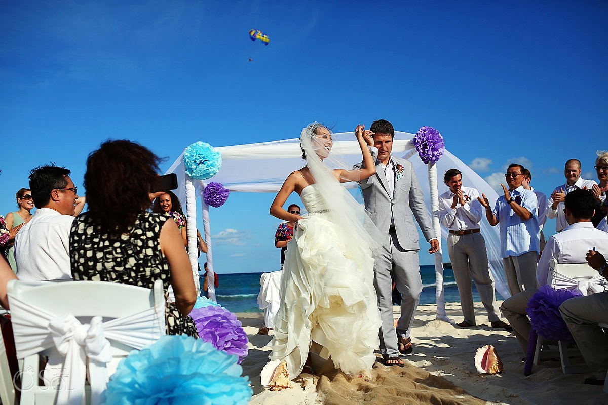 beach wedding in playa del carmen