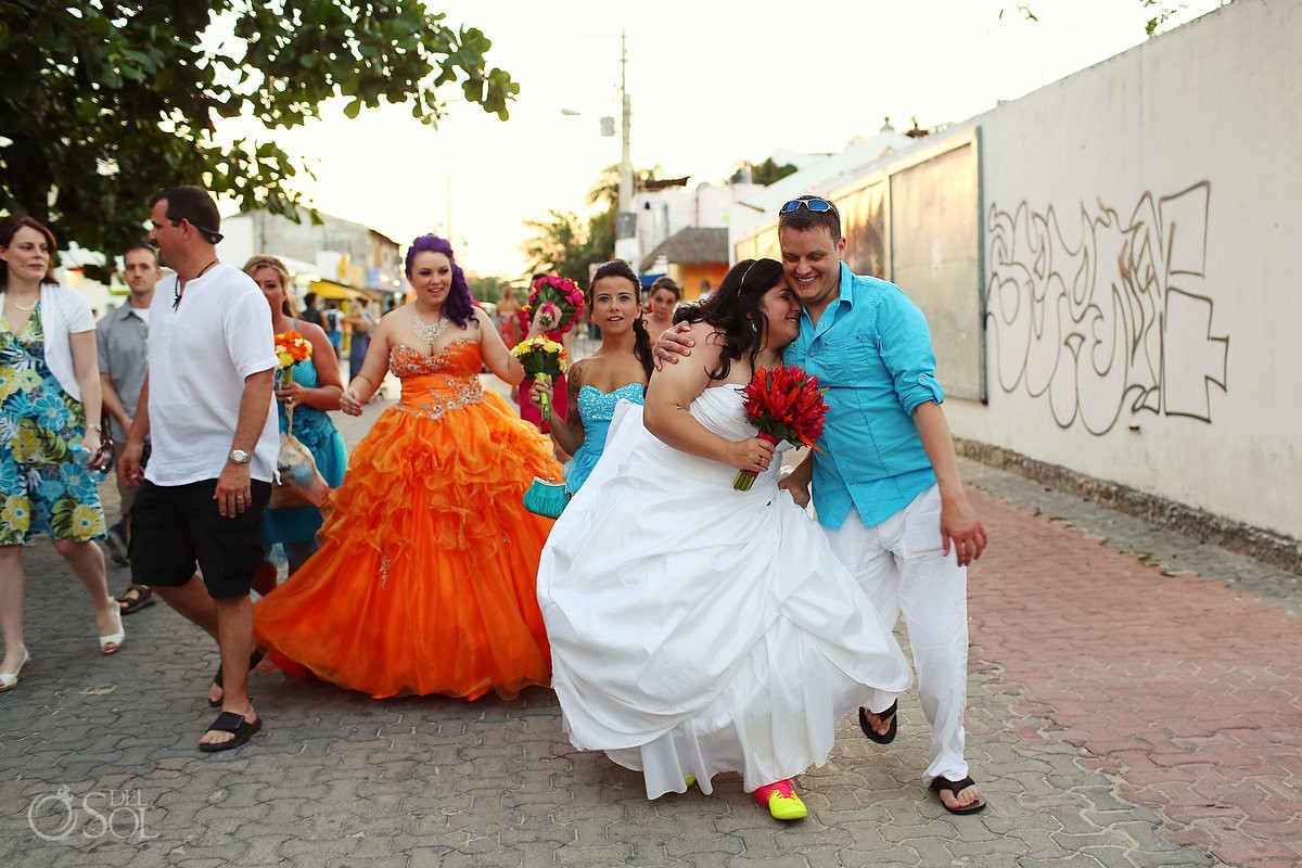 Same-sex wedding Playa del Carmen Mexico