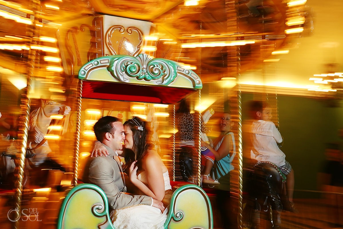Wedding Riviera Maya Iberostar carrousel