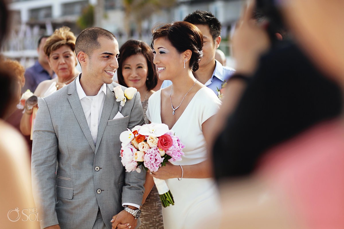 Beach wedding The Royal Cancun Mexico