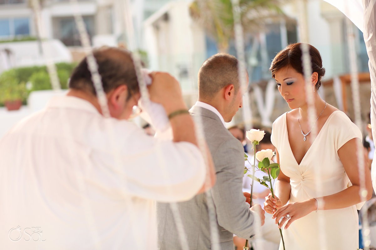Beach wedding The Royal Cancun Mexico