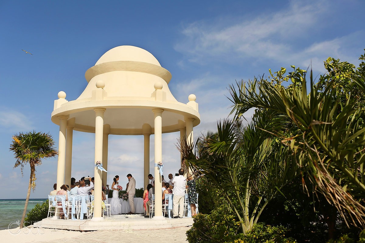 Riviera Maya wedding Grand Palladium gazebo Mexico