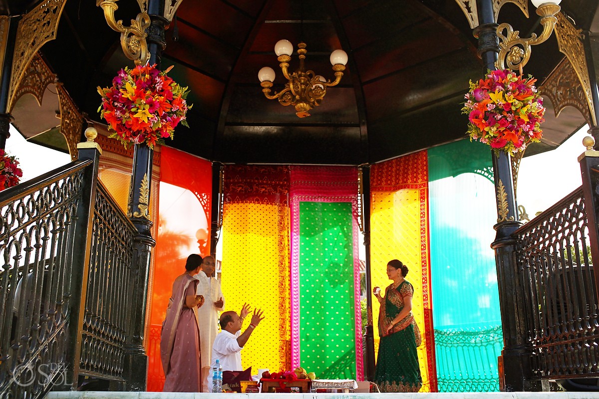 Hindu Wedding Pithi and Grah Shanti Ceremonies Riviera Maya