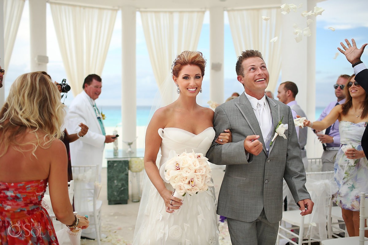 Cancun wedding ceremony Le Blanc Resort Mexico
