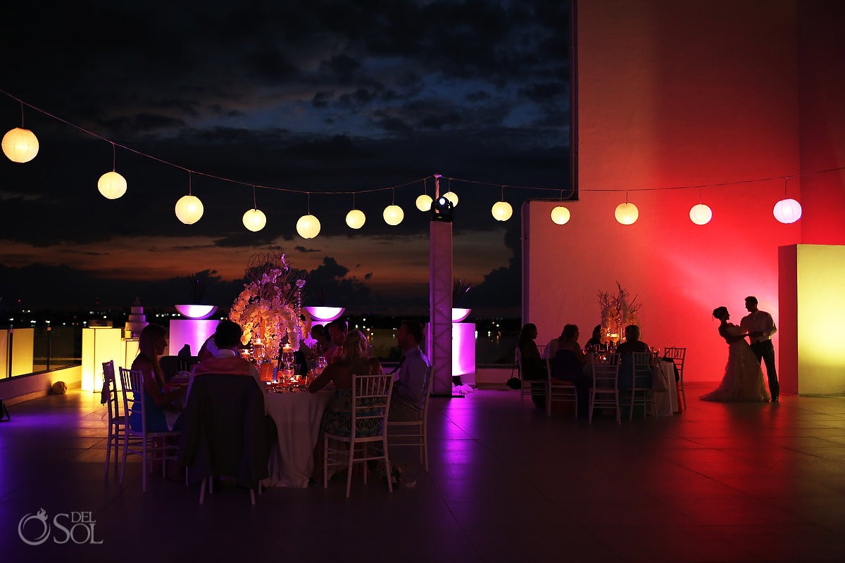 Cancun wedding reception Le Blanc Resort Mexico