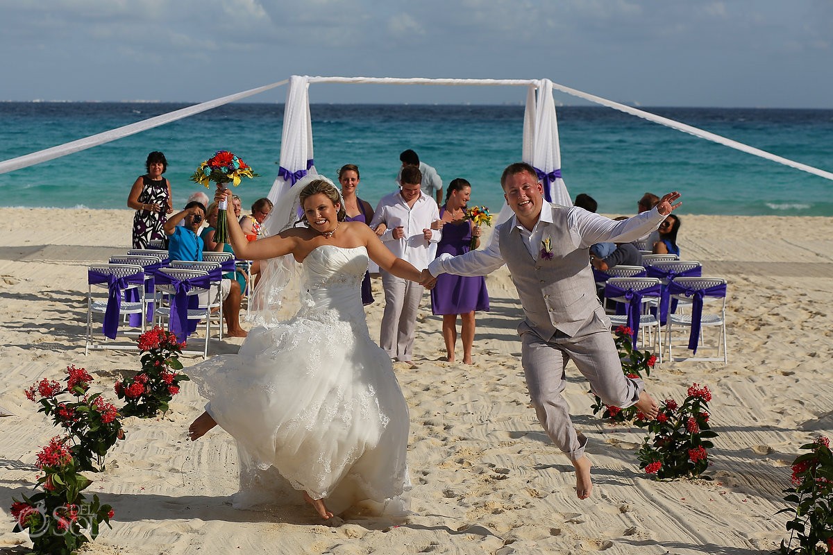 Playa del Carmen beach wedding Sandos Playacar Mexico
