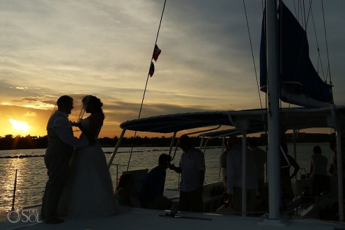Mexico catamaran wedding photographer