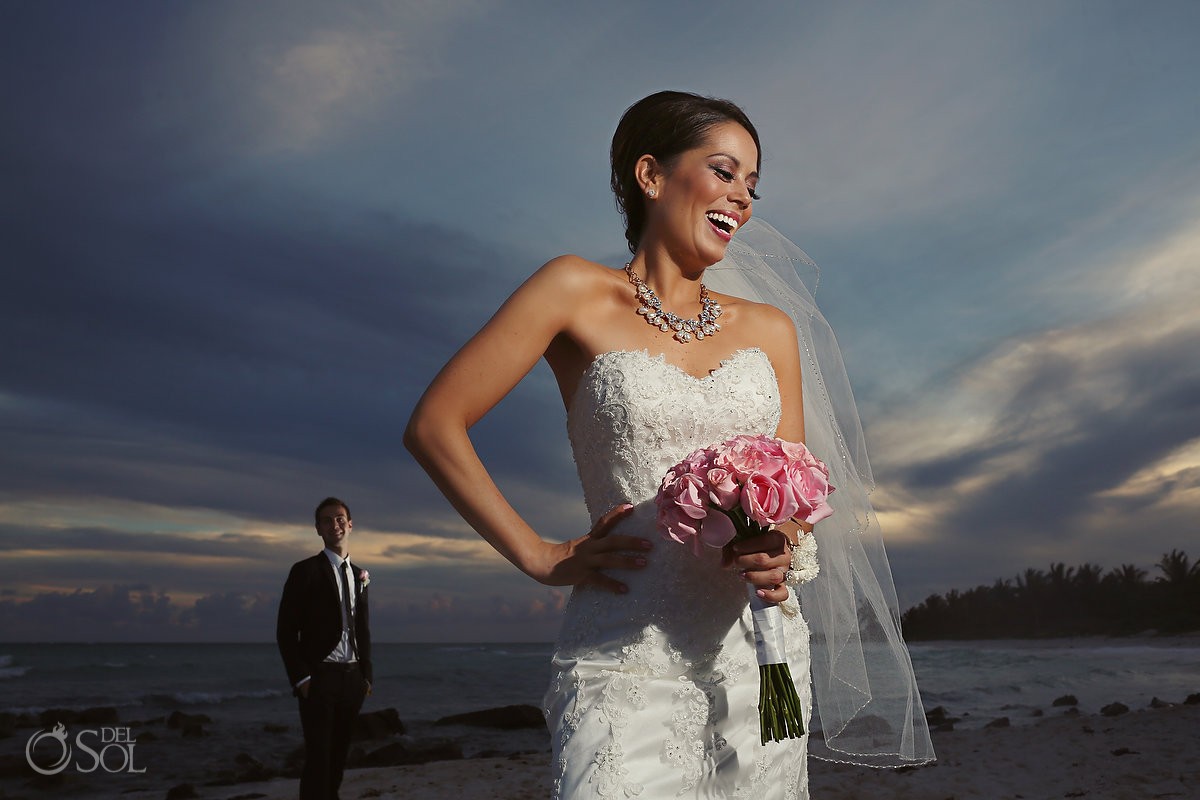 Beach wedding Dreams Tulum Resort Mexico Del Sol Photography