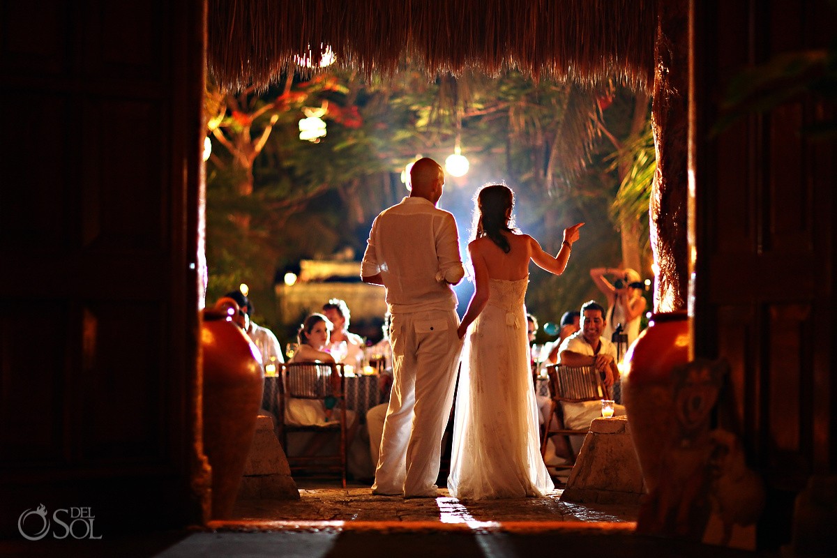 Cosmic beach wedding at Maroma Resort & Spa, Riviera Maya, Mexico.