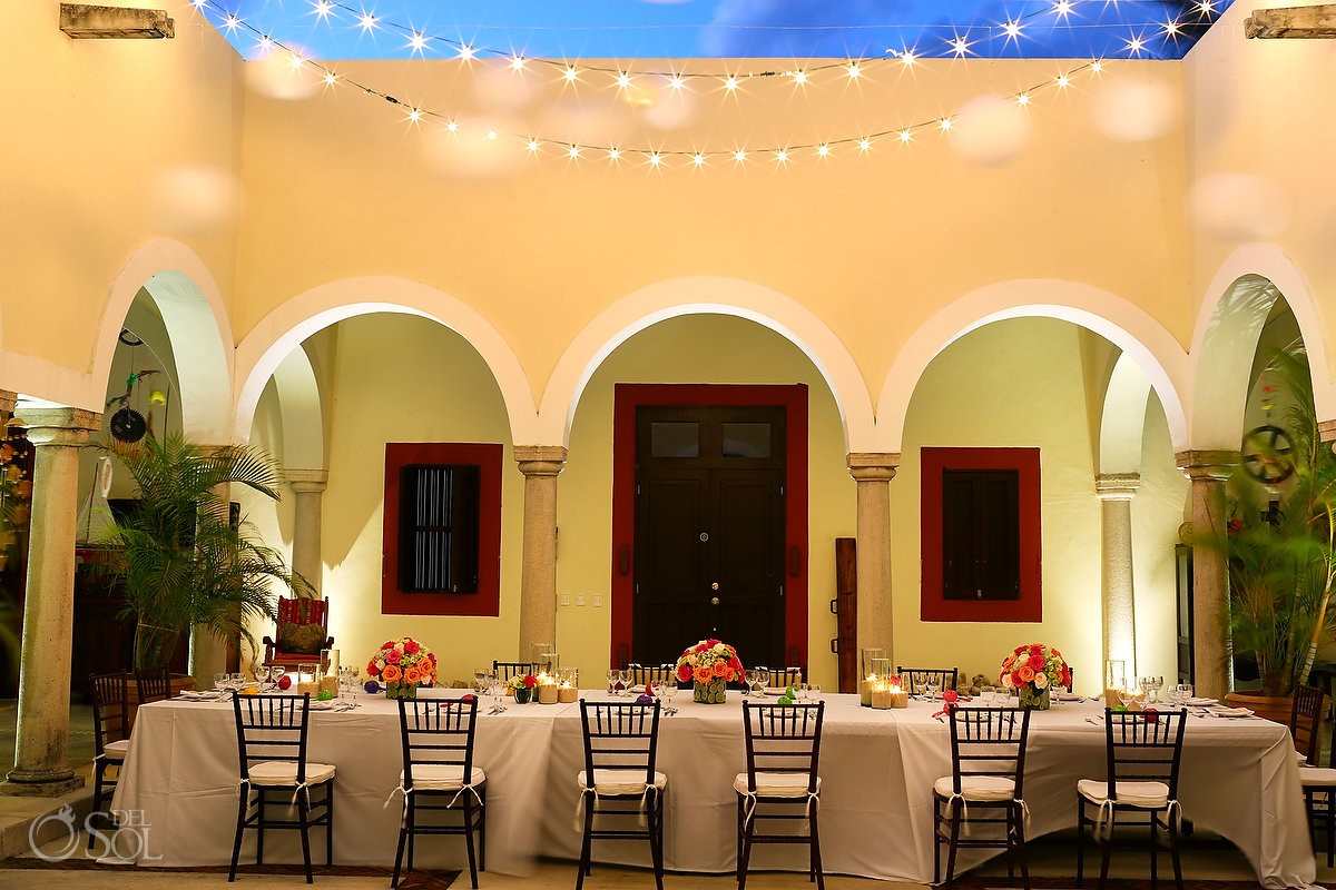 Riviera Maya Wedding Hacienda Del Mar Reception Setup