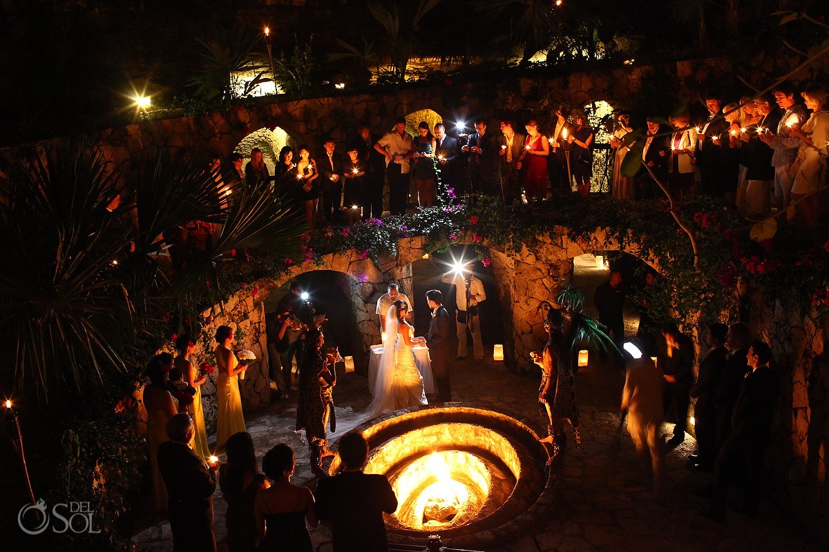 Wedding Ceremony Caracol Xcaret Park Playa del Carmen Mexico