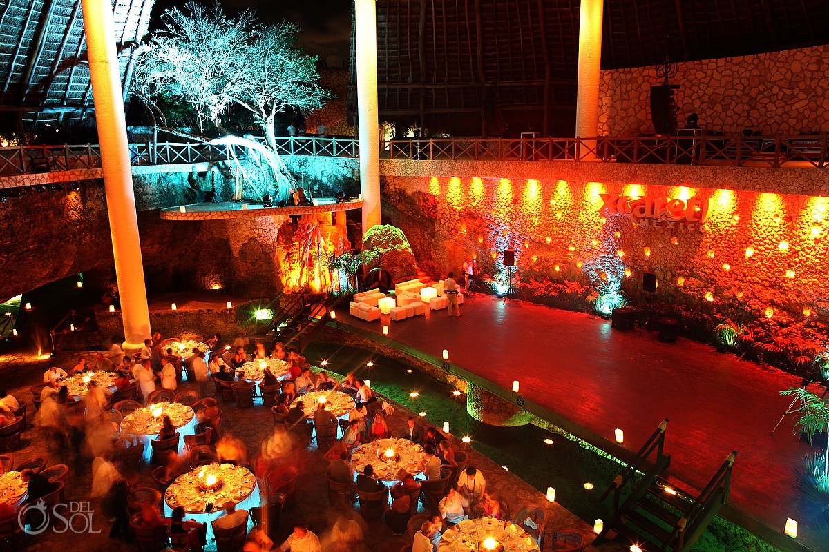 Xcaret Wedding reception venue la Isla restaurant Playa del Carmen Mexico