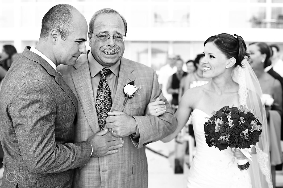 Father daughter moments he cries as he gives his baby away for wedding