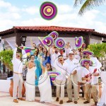 FUN bridal party photography with sombreros del sol photography published in the huffington post weddings