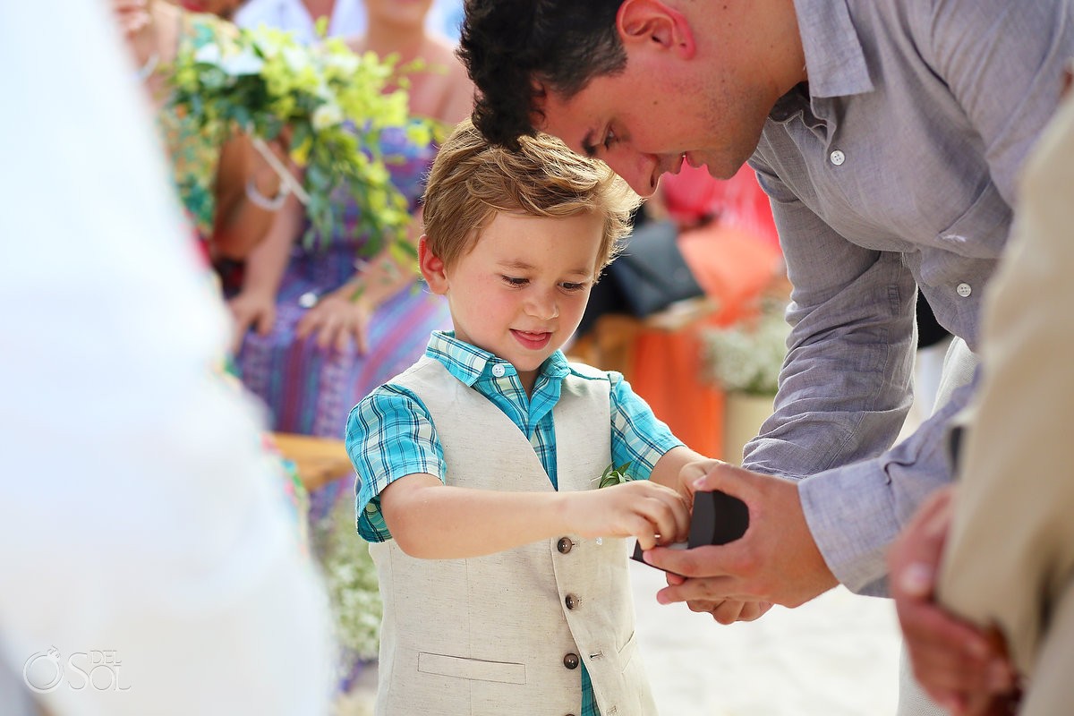 include your children in your wedding ceremony in tulum mexico #aworldofitsown