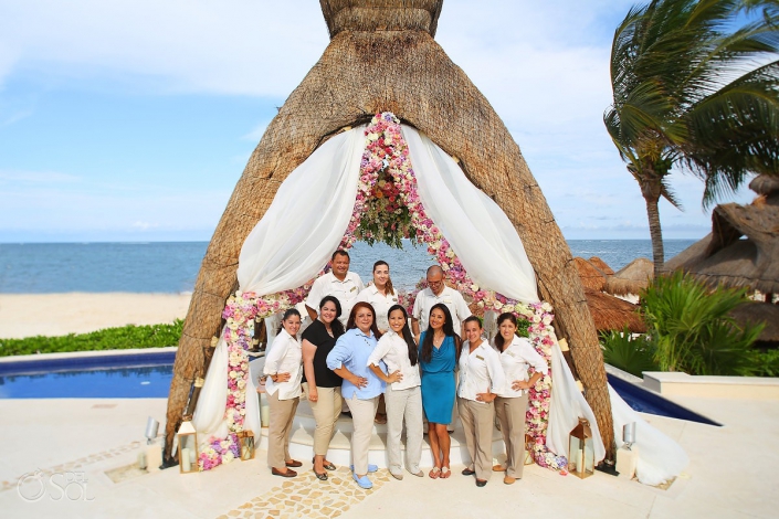 Tha amazing Dreams Riviera Cancun events /groups / wedding team