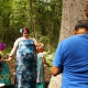Mayan Shaman prays to the ceiba tree