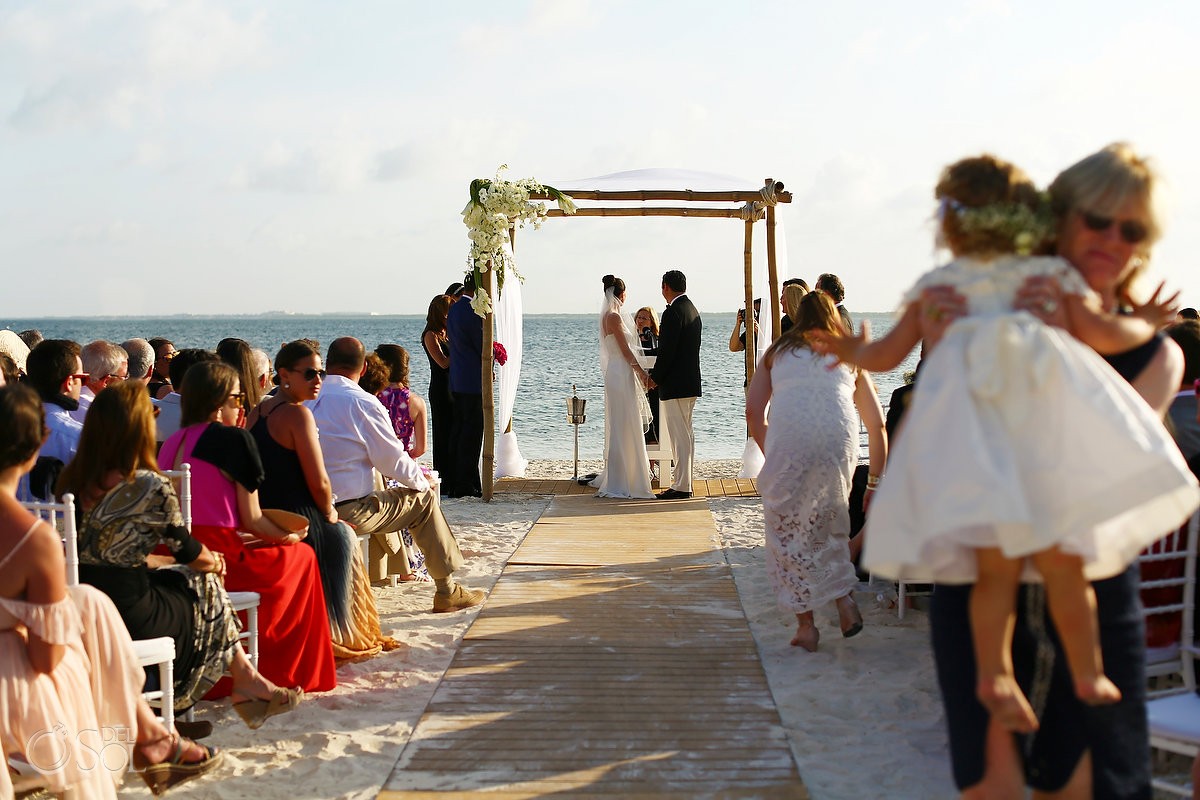 Cancun beach wedding at NIZUC Resort and Spa