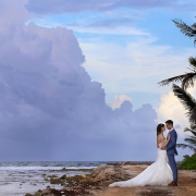 bride and groom portrait Wedding at Grand Palladium