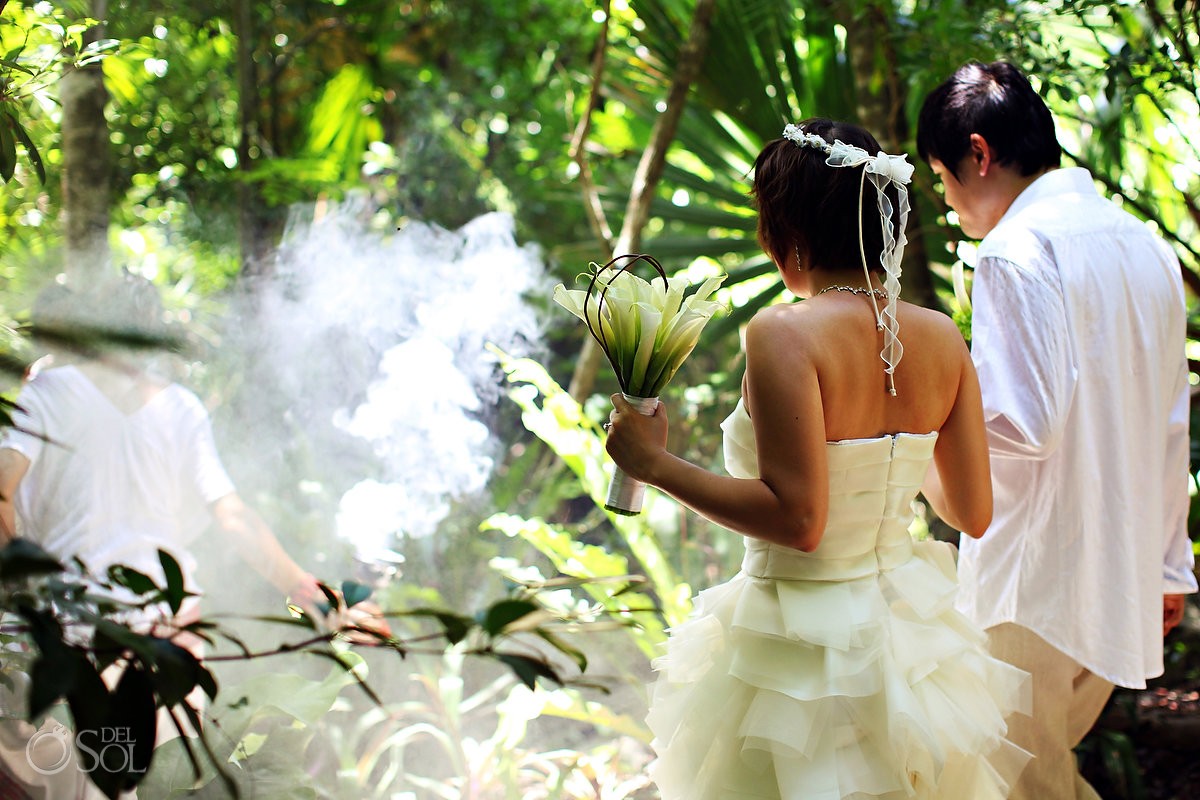 cenote mayan wedding location