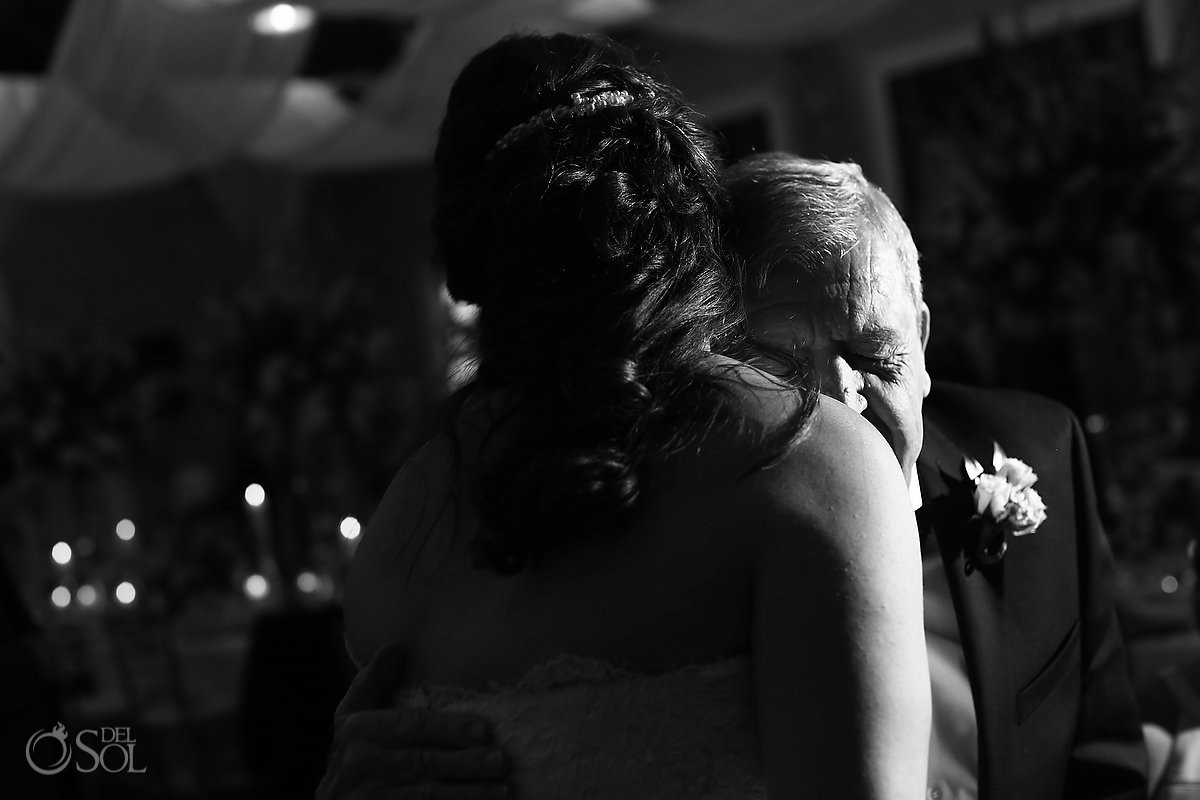 bride and her grandfather wedding reception at the armory ballroom macon georgia
