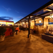 La Luna tapas bar restaurant Rosewood, San Miguel de Allende, Mexico, sunset night