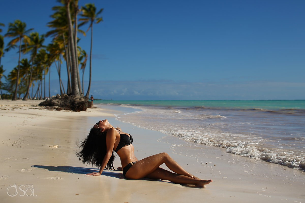 sexy woman bikini Sanctuary Cap Cana beach portraits Dominican Republic has it all Wherever You Go