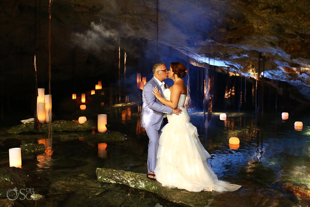 Cenote wedding ceremonies by del sol photography