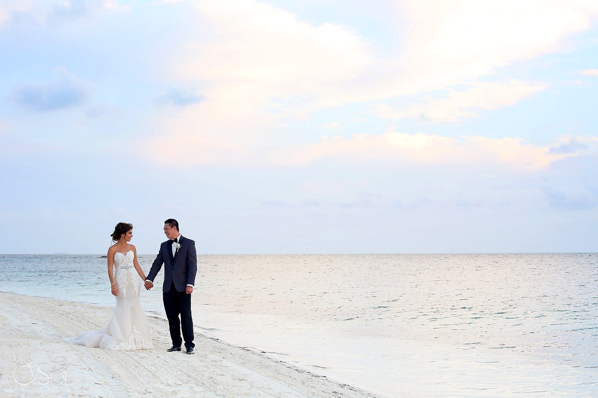 beach portrait Destination Wedding NIZUC Resort, Cancun