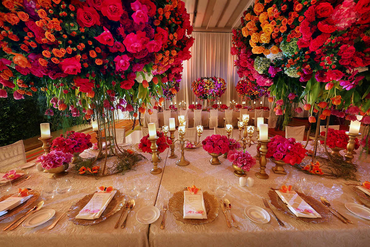 Andaz Mayakoba ballroom banquet setup #KTMayakoba Karen Tran Master Floral Class The Floral Experience Andaz Mayakoba