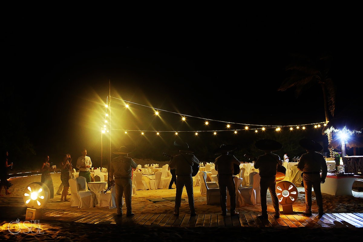mariachi band destination wedding reception iberostar paraiso maya