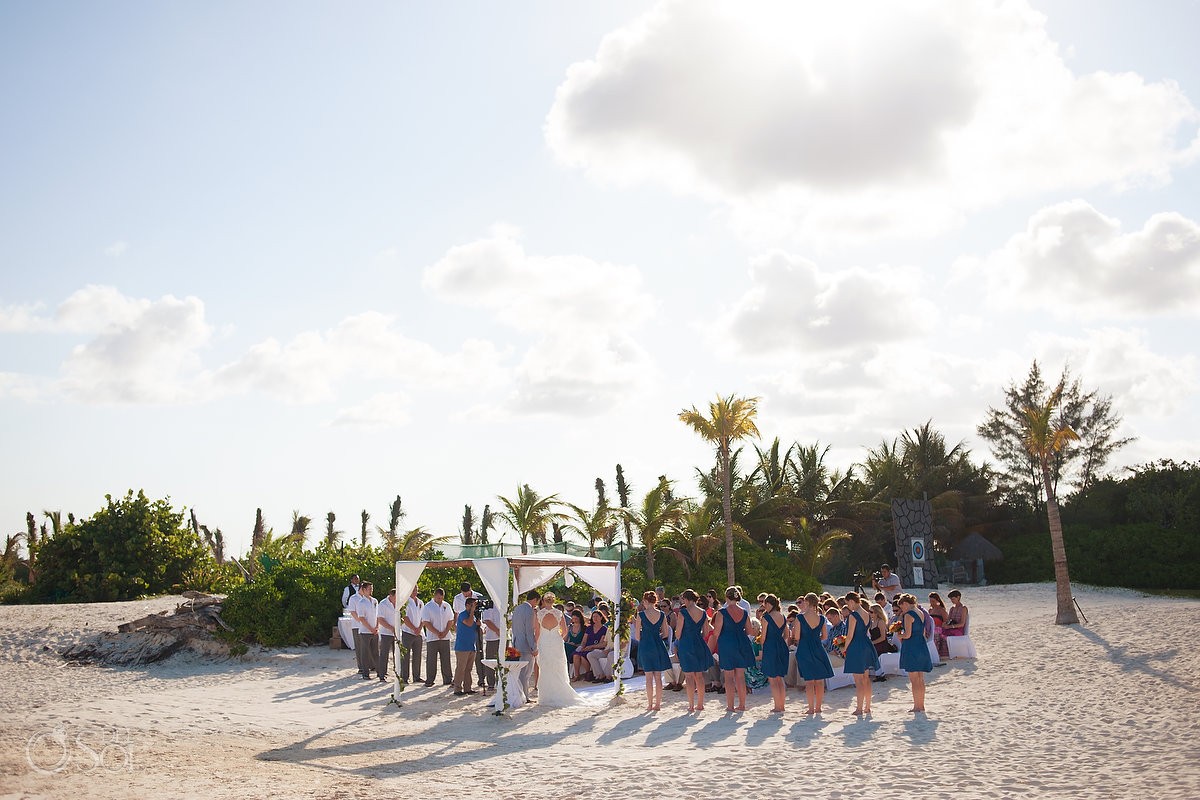 Secrets Capri Weddings Beach ceremony
