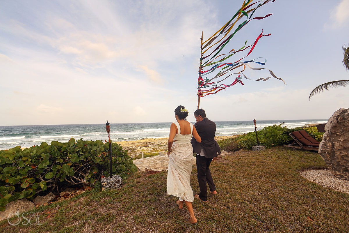 alternative Unity ceremony ideas - Ribbon - riviera maya akumal mexico