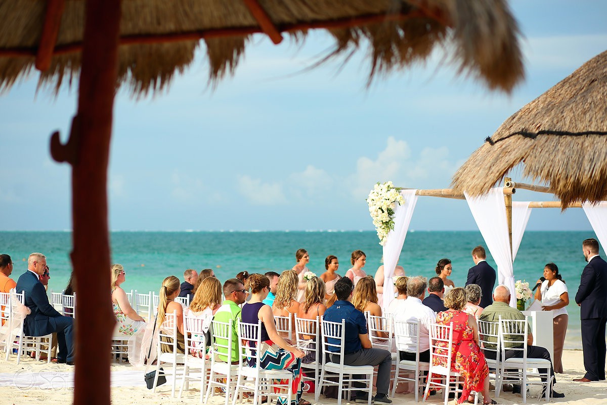 beach wedding Now Sapphire Riviera Cancun Mexico