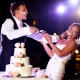 cake smash! funny wedding photos destination wedding reception Now Sapphire Riviera Cancun Mexico