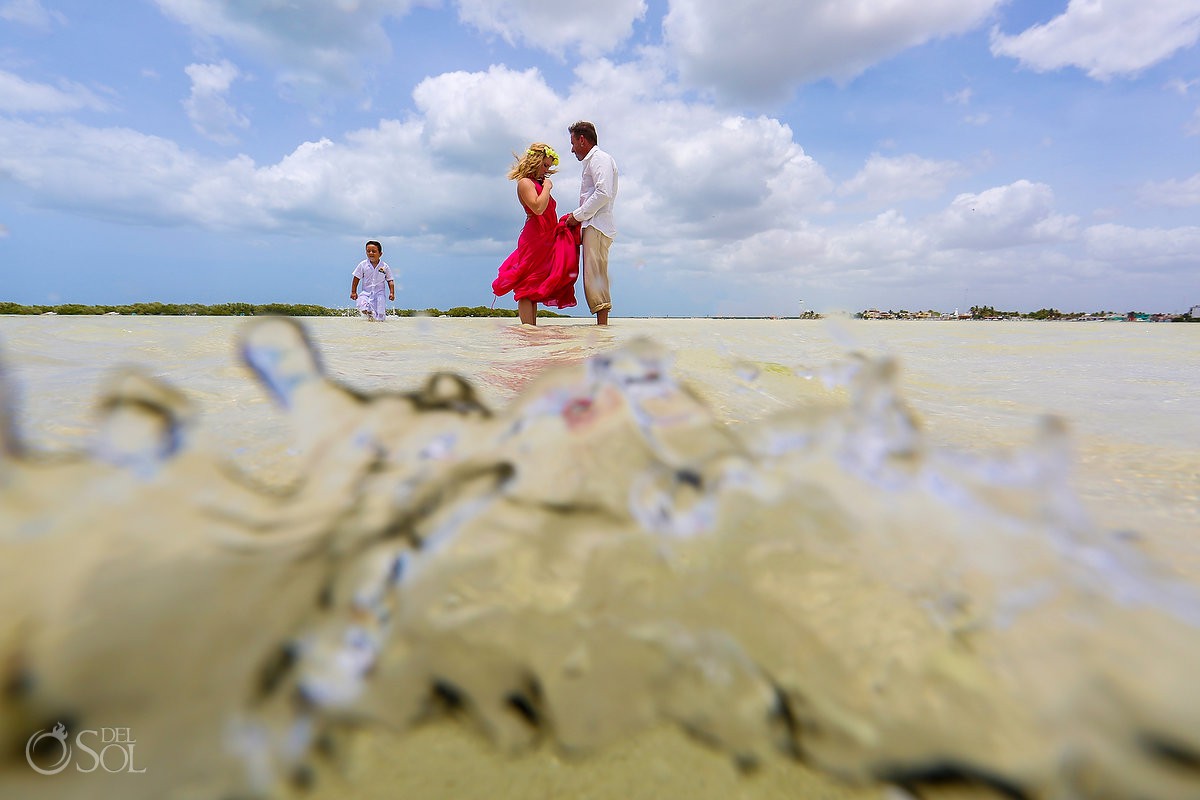 Micro Ceremony Rio lagartos Pink Romance adventure underwater photography #ExperienciasInfinitas