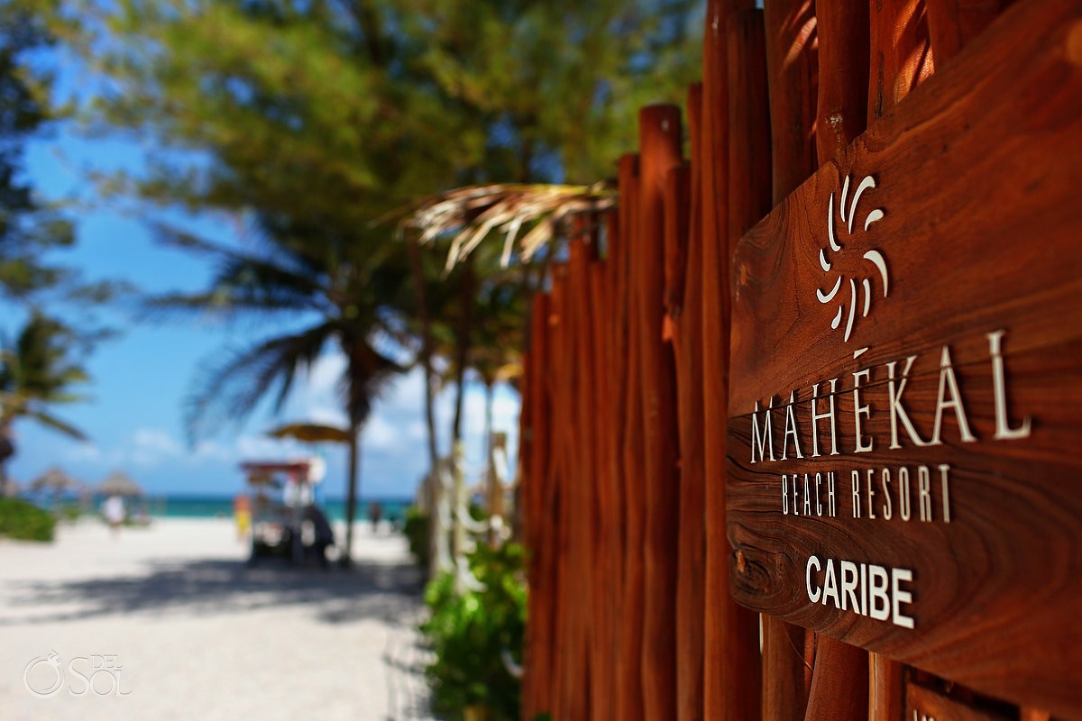 beach entry Mahekal Beach Resort Playa del Carmen Mexico