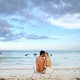 Dreams Tulum lovers on the beach beach boudoir with couples Riviera Maya Mexico #Aworldofitsown