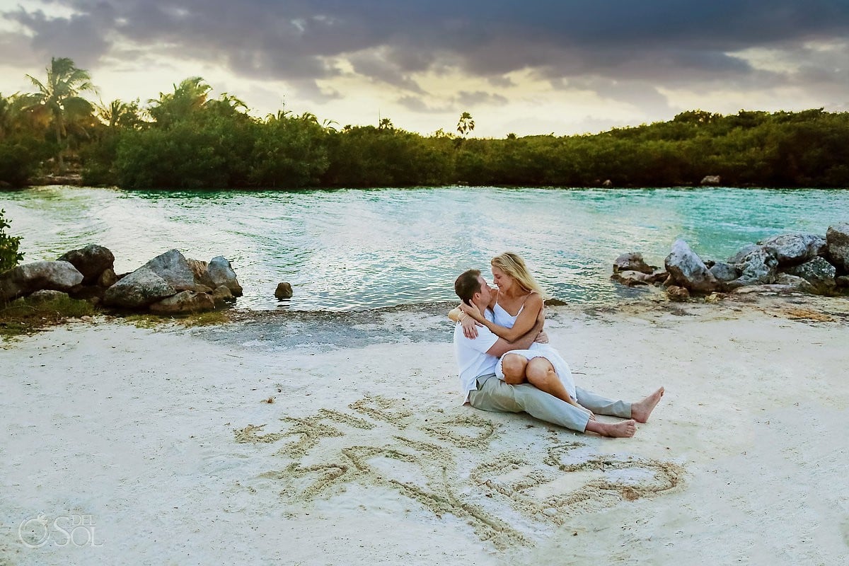 Riviera Maya engagement she said yes puerto aventuras boat marriage proposal