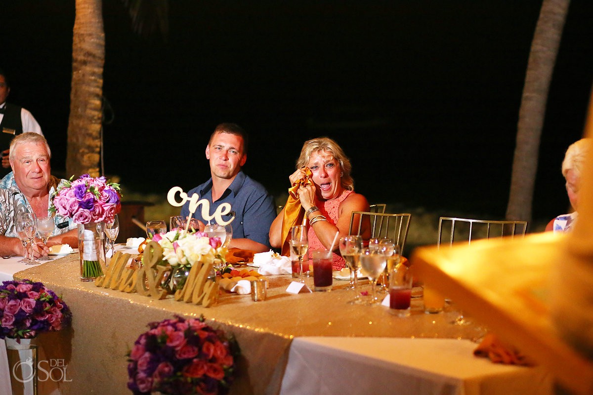 wedding guest tear of love Secrets Capri Riviera Cancun Playa del Carmen Mexico