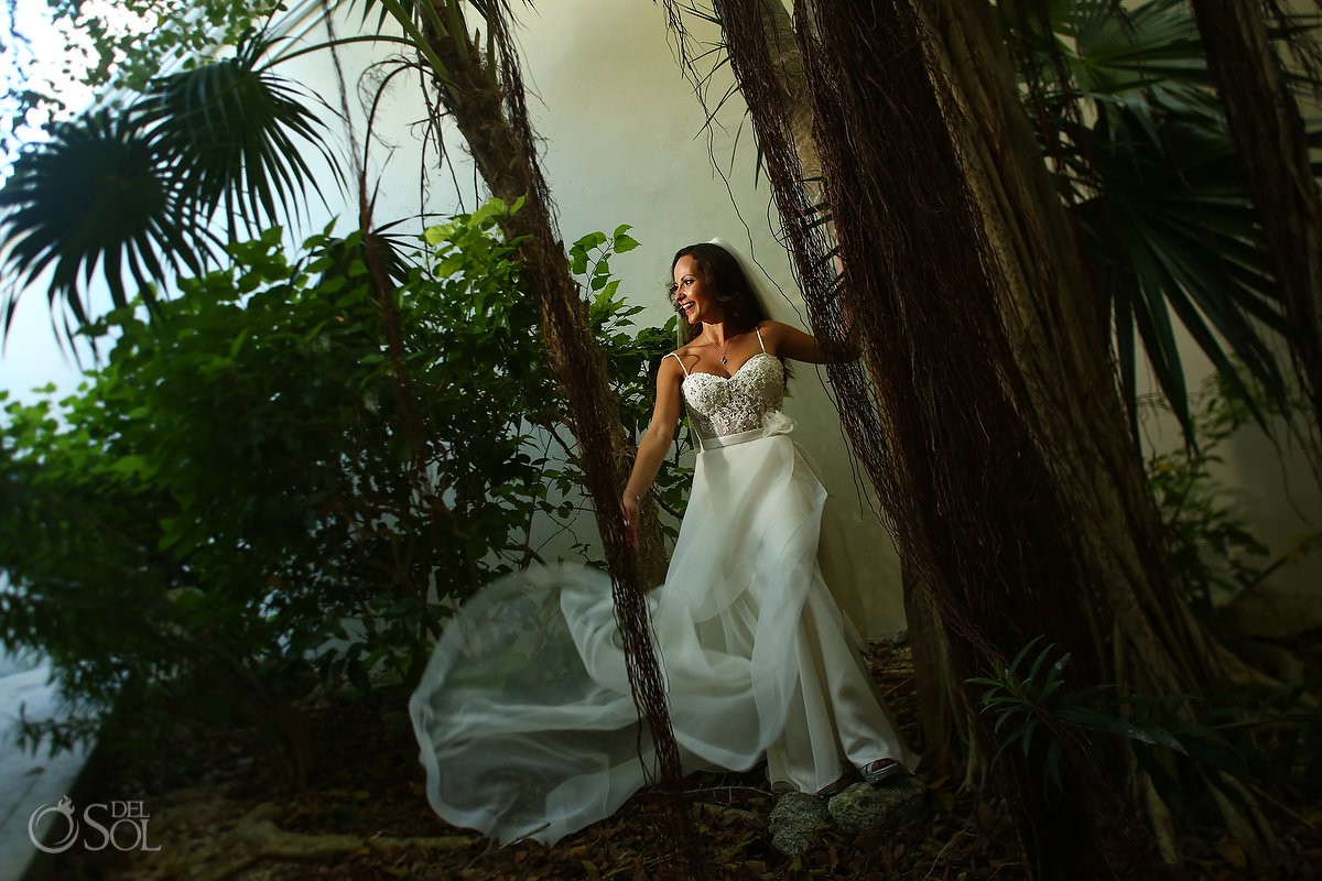 Best bride wedding portrait Valentin Imperial Maya Playa del Carmen Mexico
