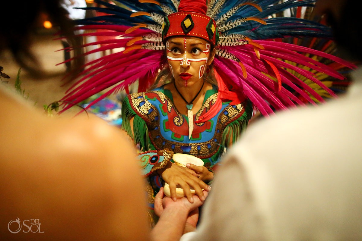 Destination wedding ceremony ideas mayan rituals Riviera Maya Mexico