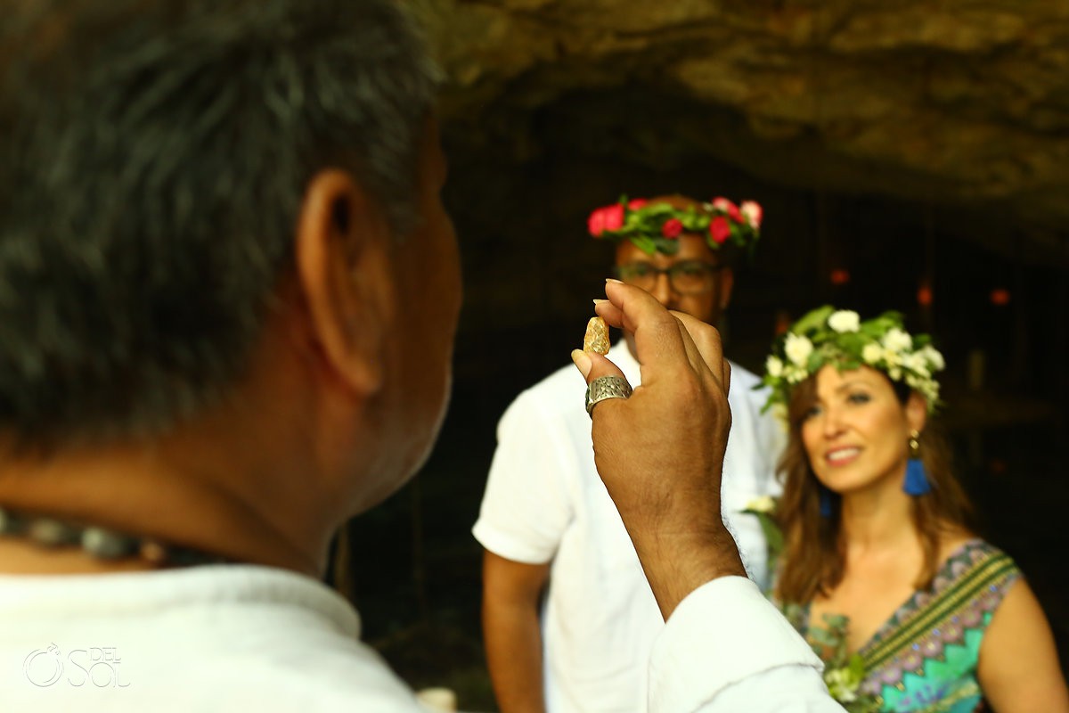 Mayan shaman traditional Mexican weddings Riviera Maya Cenote Mexico