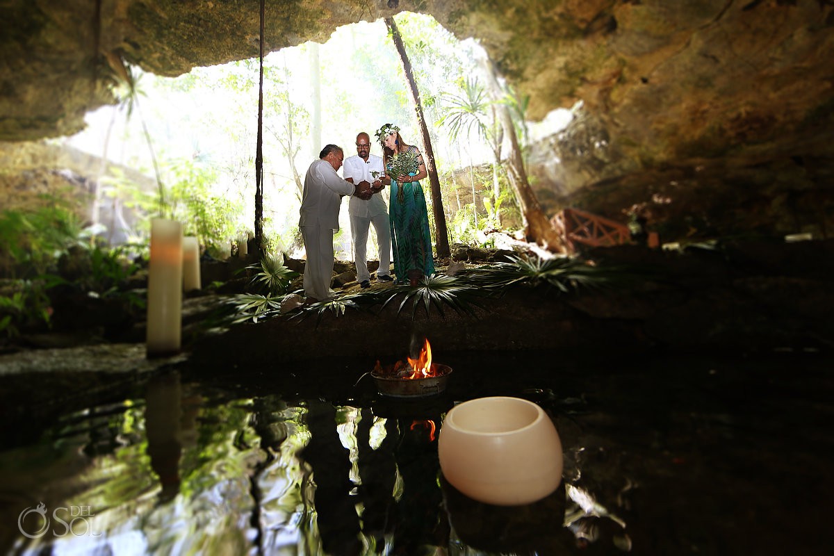 Mayan wedding traditions Riviera Maya Cenote Mexico