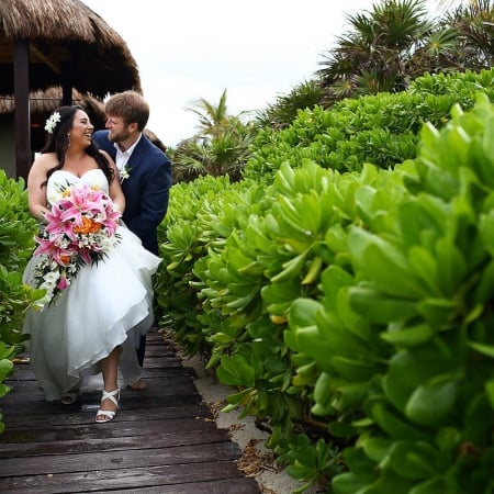 Couples Beach Boudoir - Dreams Tulum - Chelsea and Jake