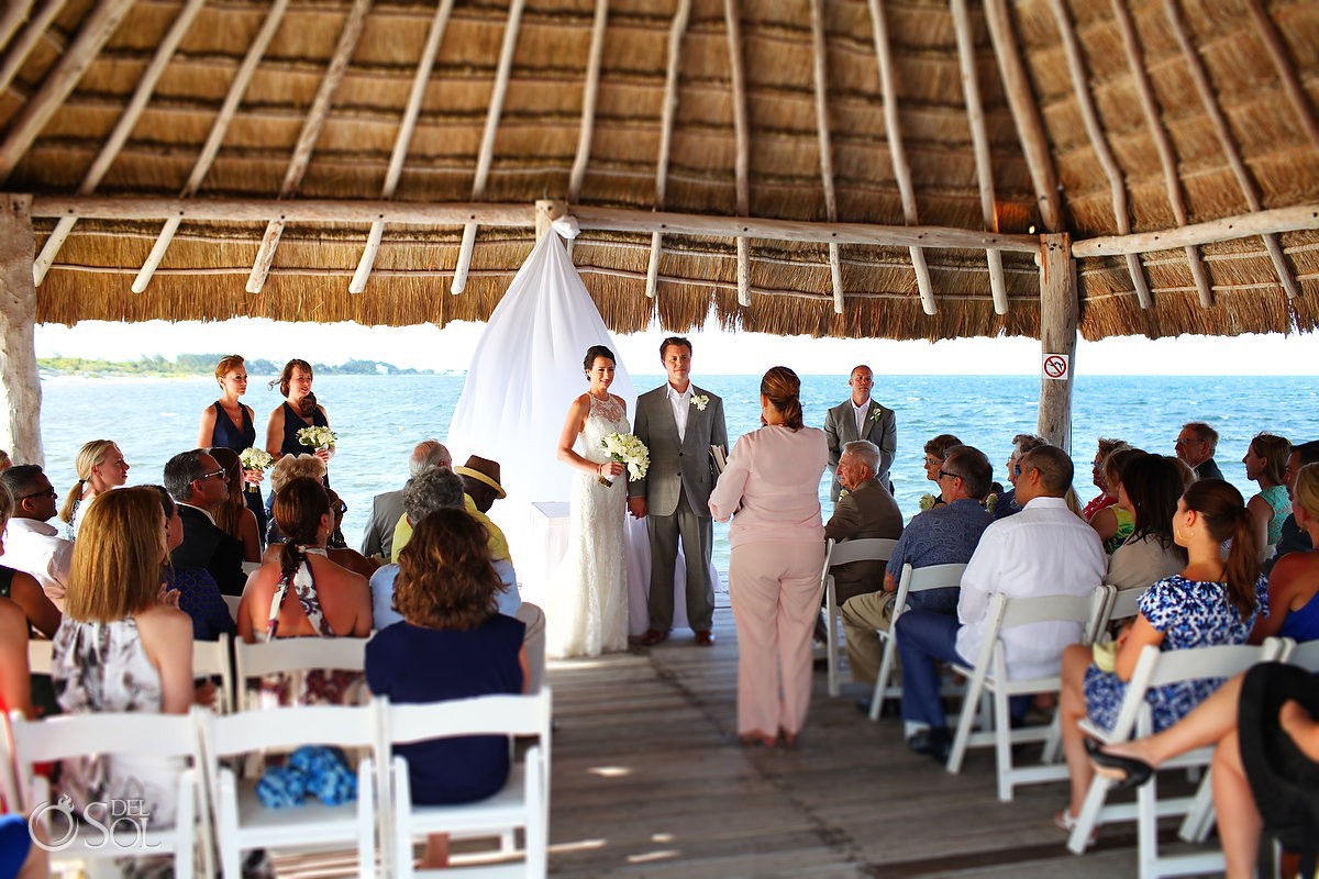 Dock / Pier destination wedding at Zoetry Paraiso de la Bonita Wedding Photography RIviera Maya Mexico