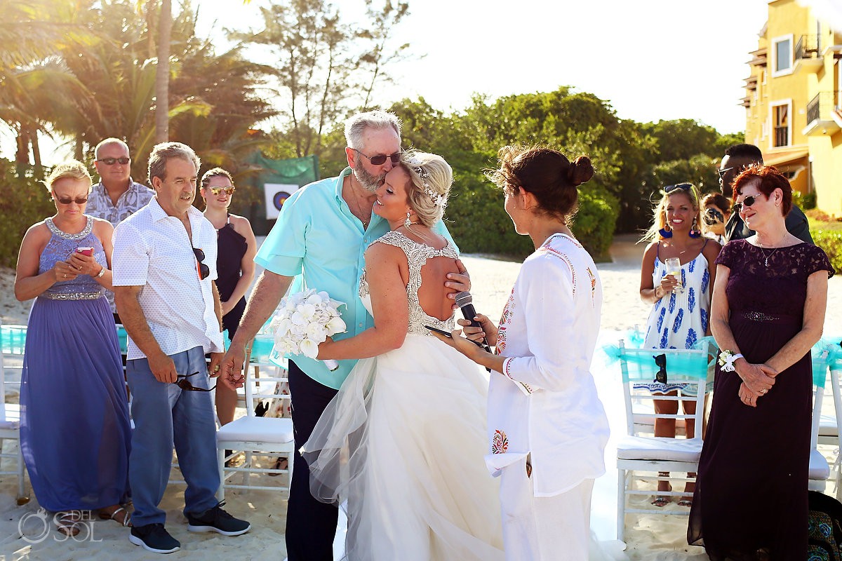 Secrets Capri South Beach Wedding emotional ceremony moment