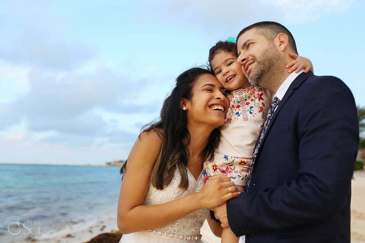 Mahekal family photos wedding portraits Playa del Carmen Mexico
