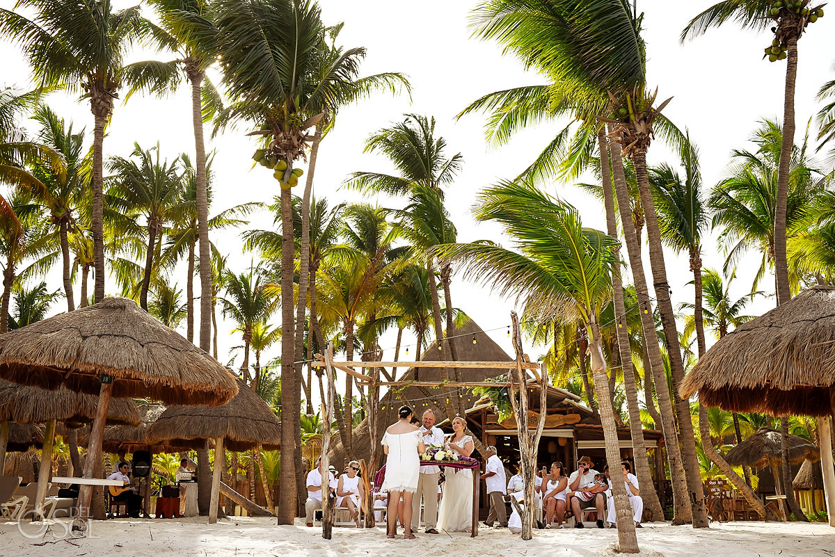 Destination wedding Mahekal Beach Resort Playa del Carmen Family Wedding